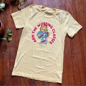 Blue Collar Garfield Graphic Tee